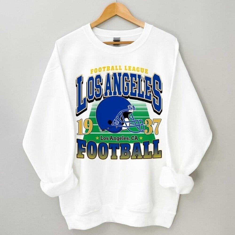 Los Angeles Football Vintage Sweatshirt T-Shirt, Los Angeles Sweatshirt 166